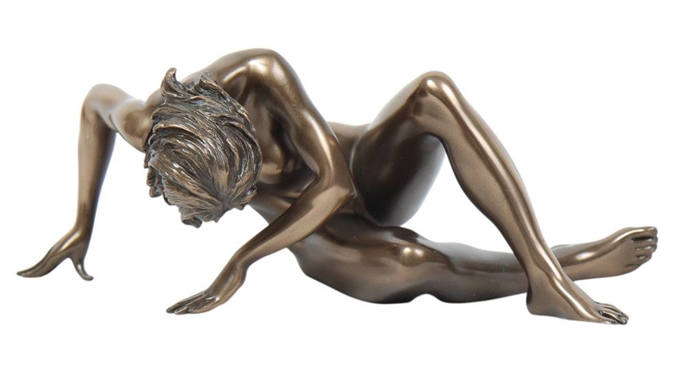 Parastone Dekofigur Dekofigur Frauenakt L 20 cm elegante Skulptur sitzende Frau Body Talk