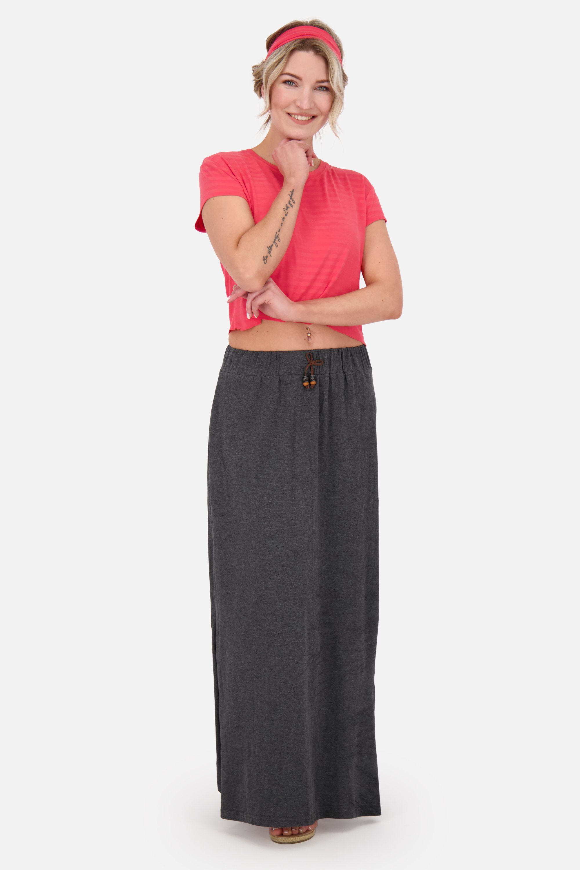 Alife & Kickin Sommerrock Sommerrock, Damen Rock Skirt Long LinaAK A