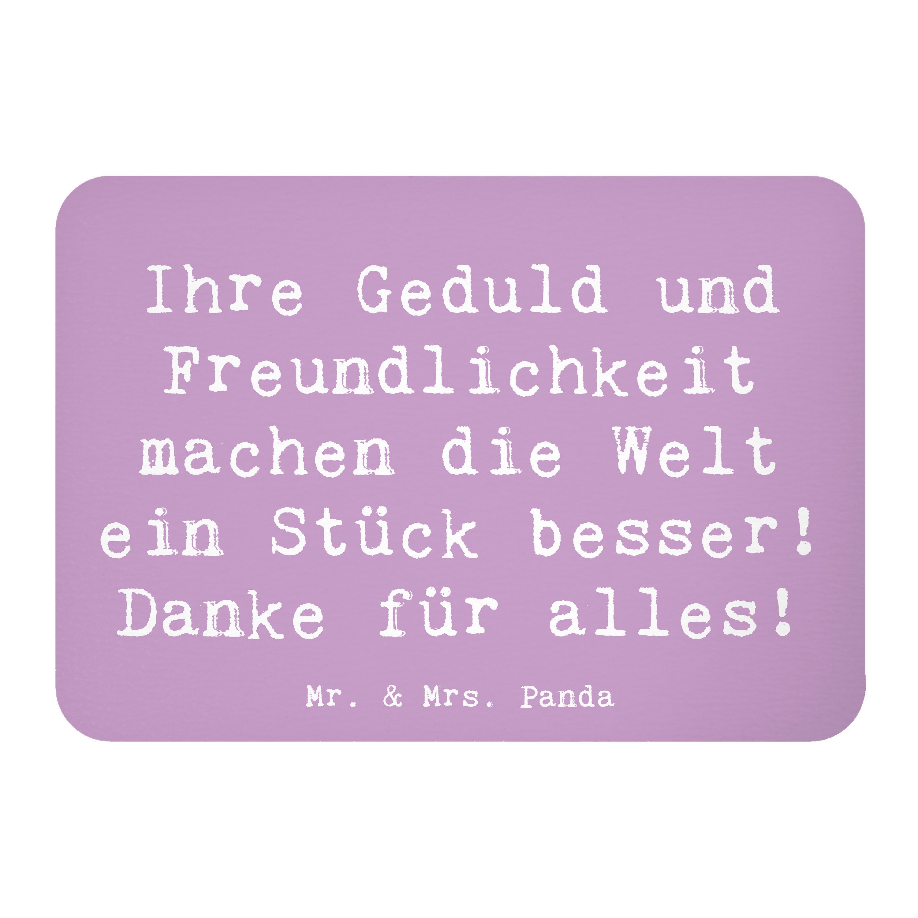 Magnet Spruch Erzieher-Dank - Lavendeltraum - Geschenk, Dankeschön, Bedanken