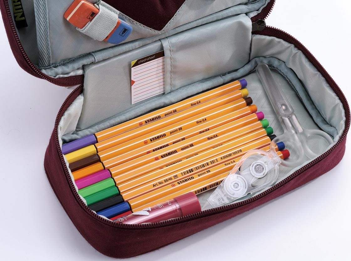 Case Pencil NITRO Federtasche XL, Wine