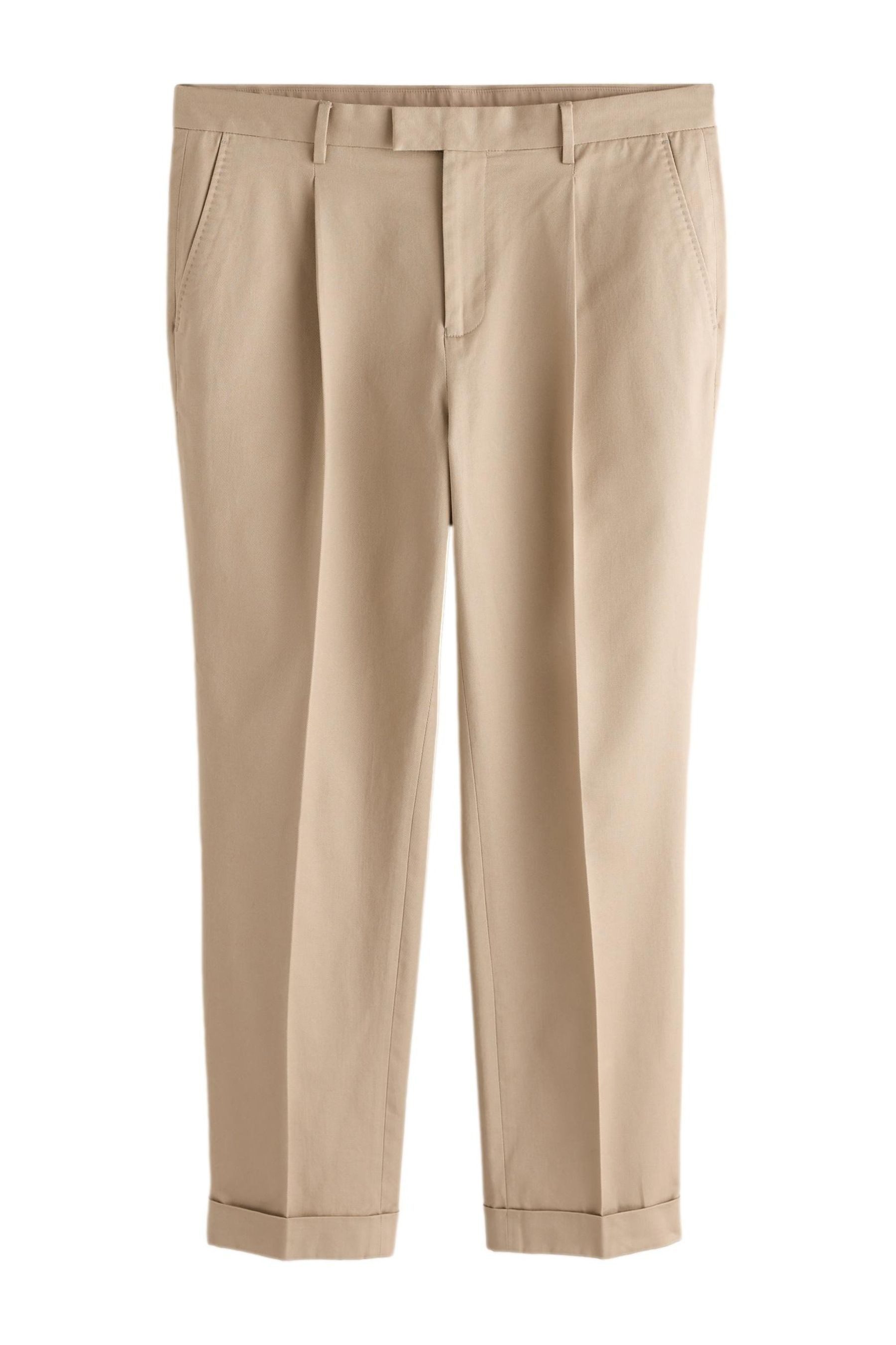 Bundfaltenhose N. Premium Regular Fit Chinohose mit Bundfalten