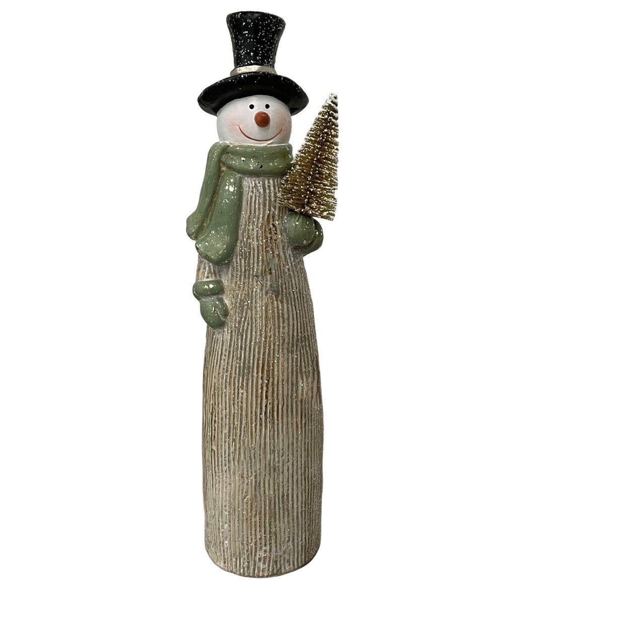 Trend Line Weihnachtsfigur TrendLine Dekofigur Keramik Schneemann 35 x 8 cm günstig online kaufen