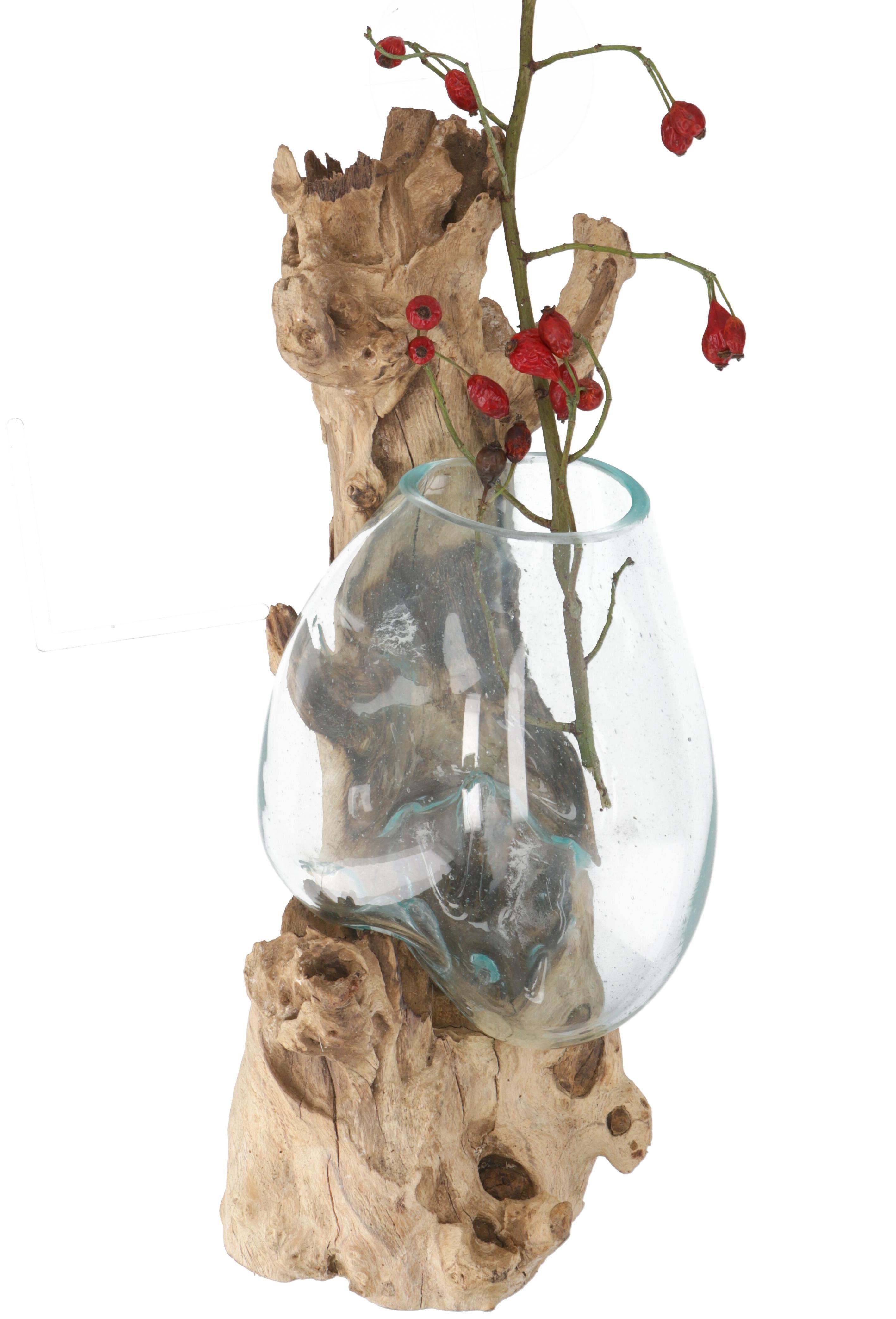 Guru-Shop Dekovase Wandvase, Wurzelholz Vase, exotische günstig online kaufen