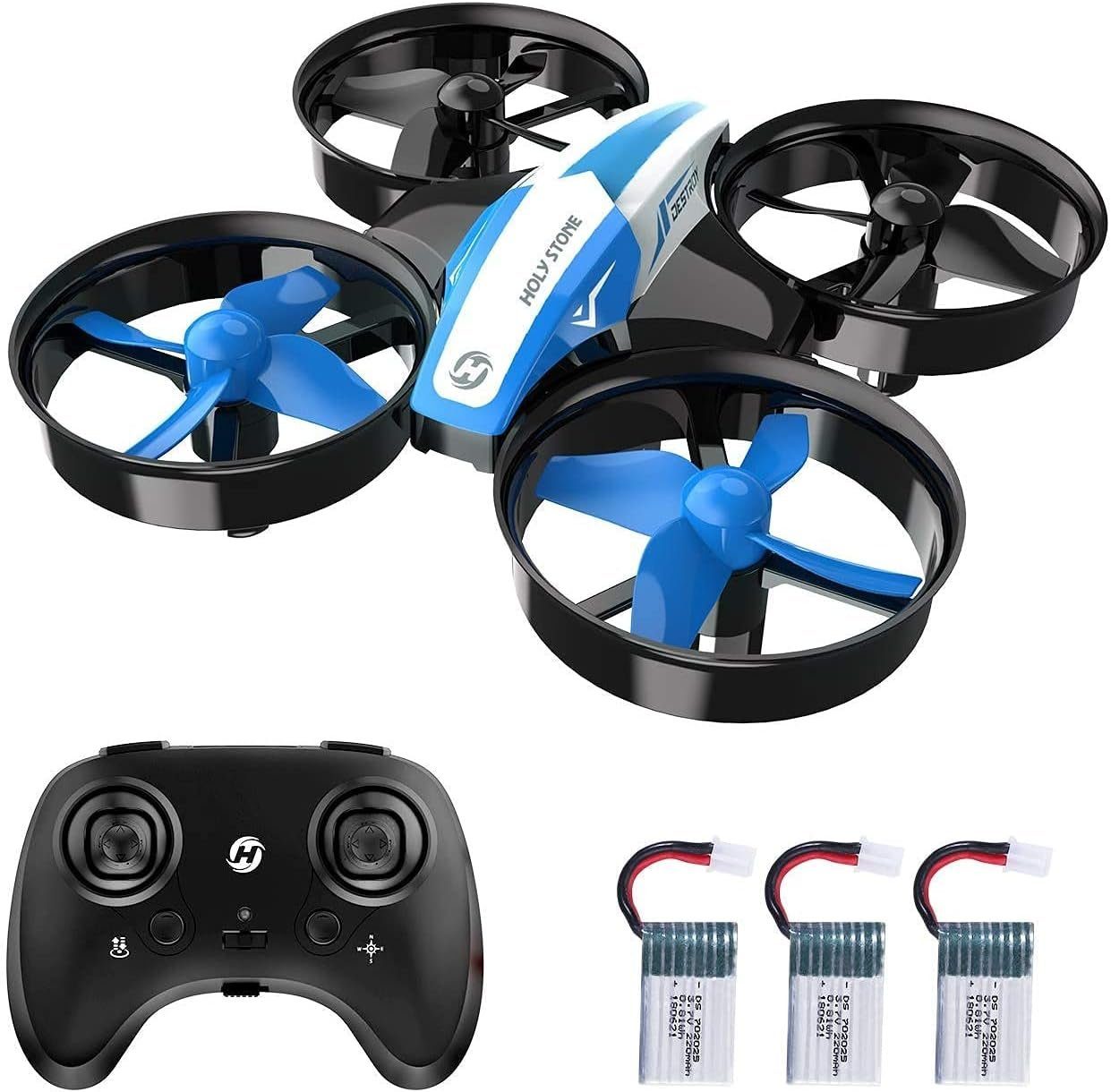 für Drohne Modus) Flugzeit,Automatische Kinder,RC STONE Mini HS210 Drohne Mini Quadrocopter Höhenhaltung,360°Rollen,Kopfloss (Lange HOLY