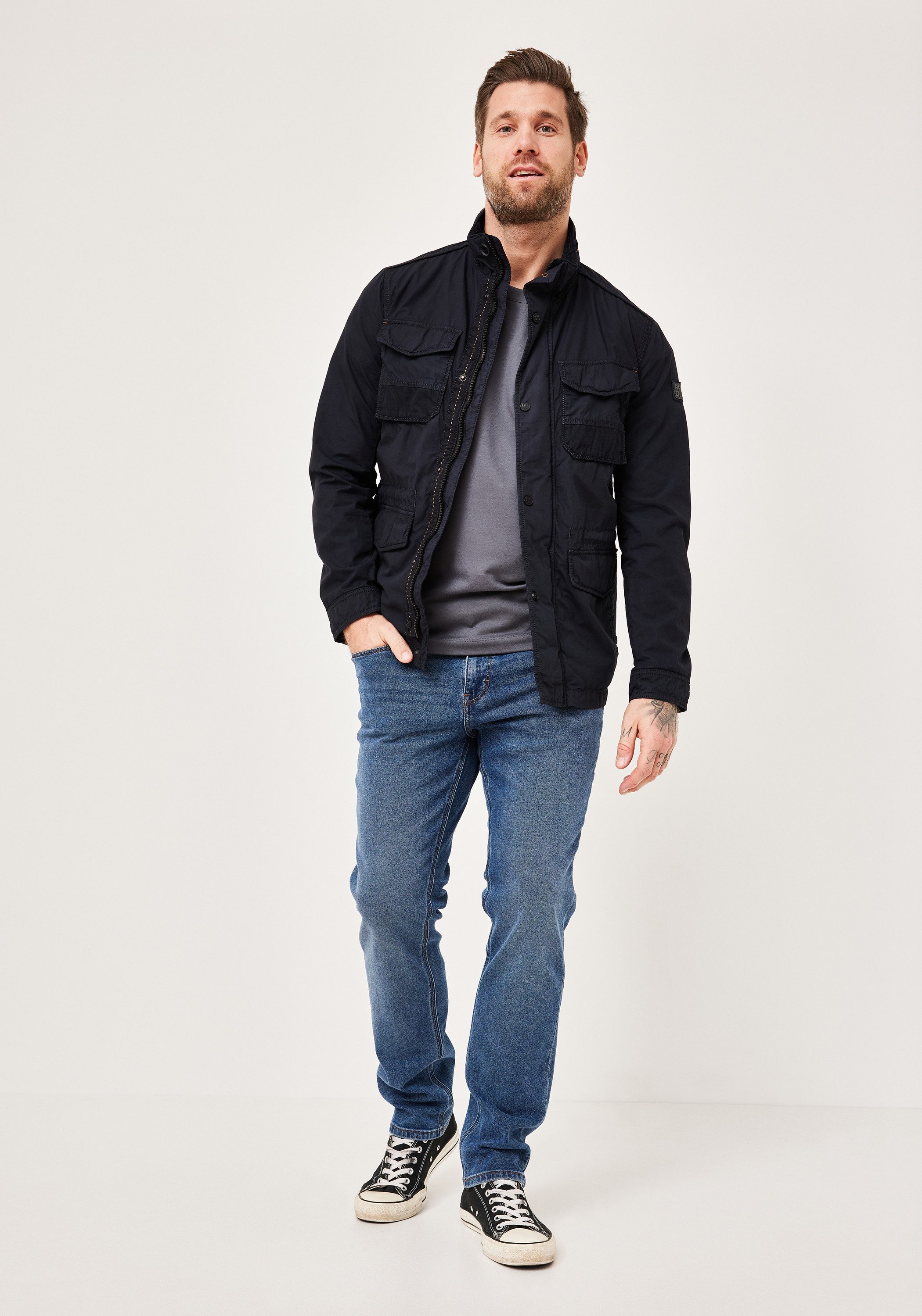 Redpoint Fieldjacket BUD 2.0 Modern Fit Fieldjacket aus reiner Baumwolle