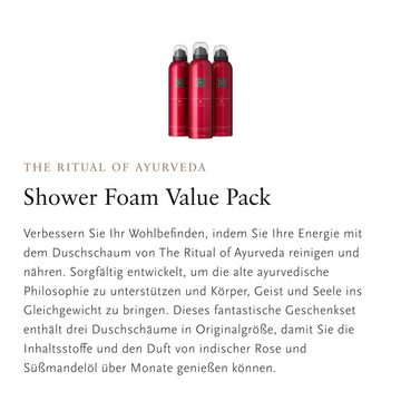 Rituals Duschgel RITUALS The Ritual of Ayurveda Shower Foam Value Pack, 3x200 ml