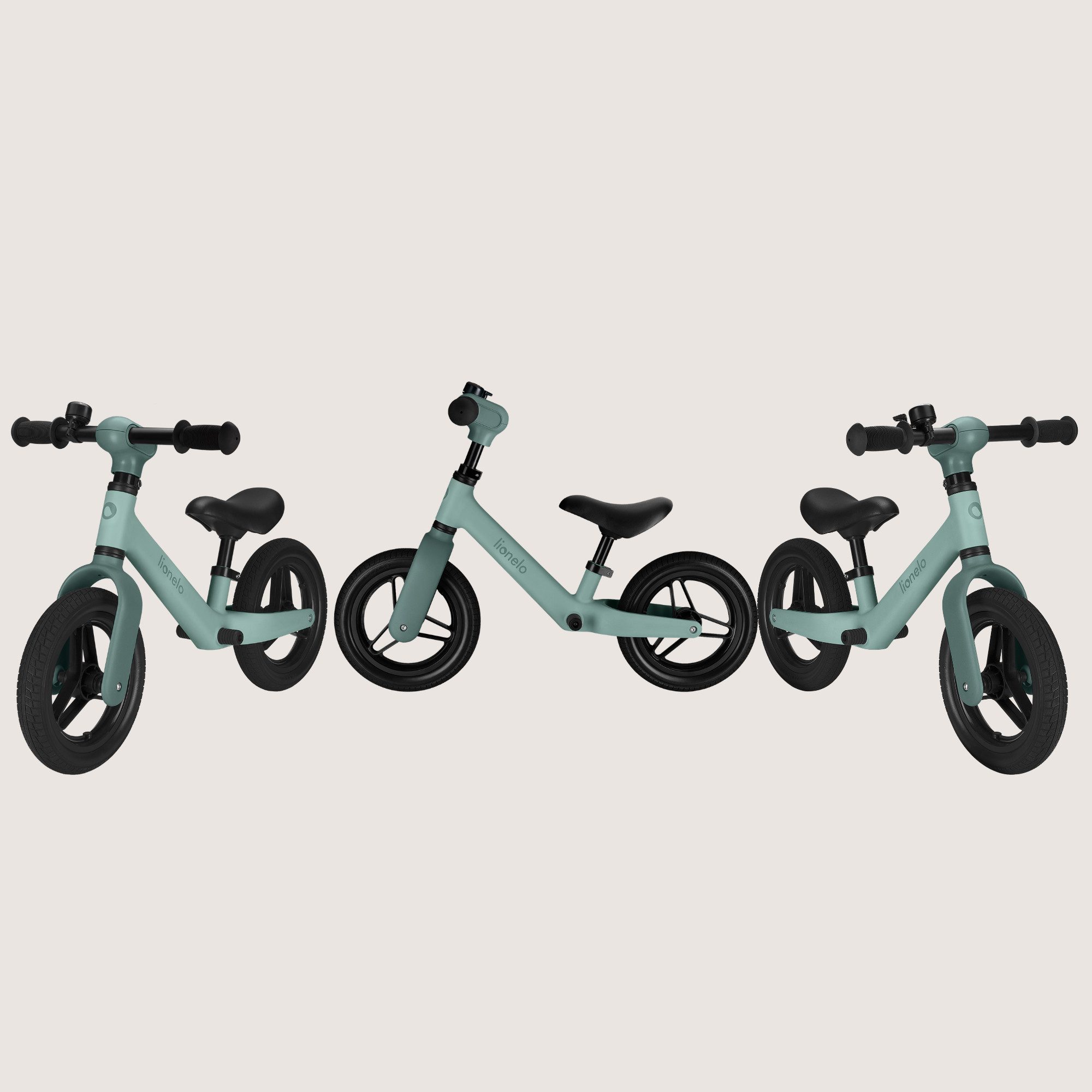 lionelo Laufrad TONI 25 cm Zoll, Leicht/Verstellbar/PU-Räder/120° Lenkerstopp – Bild 3 von 5