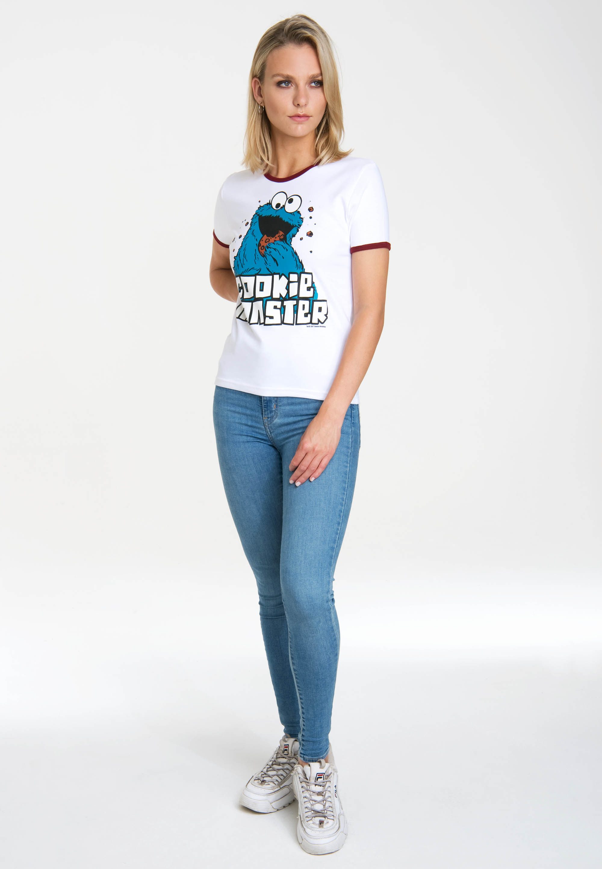 LOGOSHIRT T-Shirt Sesamstrasse - Krümelmonster mit günstig online kaufen