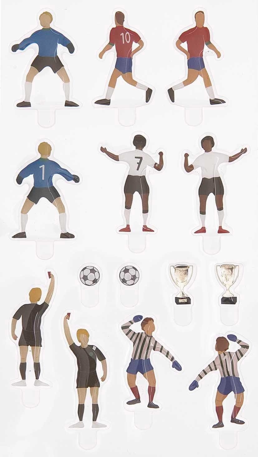 Rico Design Aufkleber Gel Sticker FIGURICO, 1 Blatt