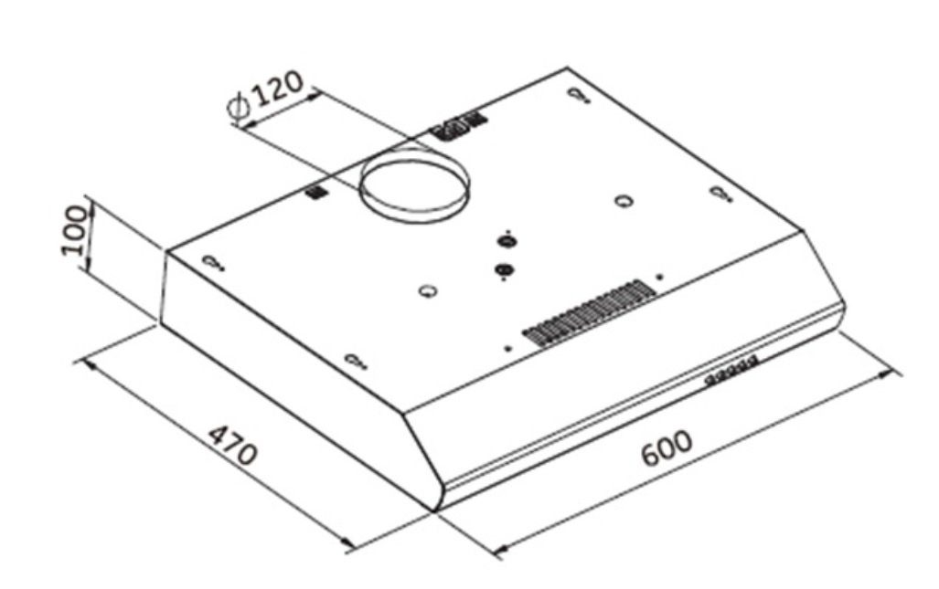 PKM Unterbauhaube UBH5000X 60cm silbergrau Umluft Abluft Dunstabzugshaube LED UBH5000X 60cm silbergrau Umluft Abluft Dunstabzugshaube LED, Schmale Unterbauhaube, 60cm breit, zeitlos passend für jede Küche