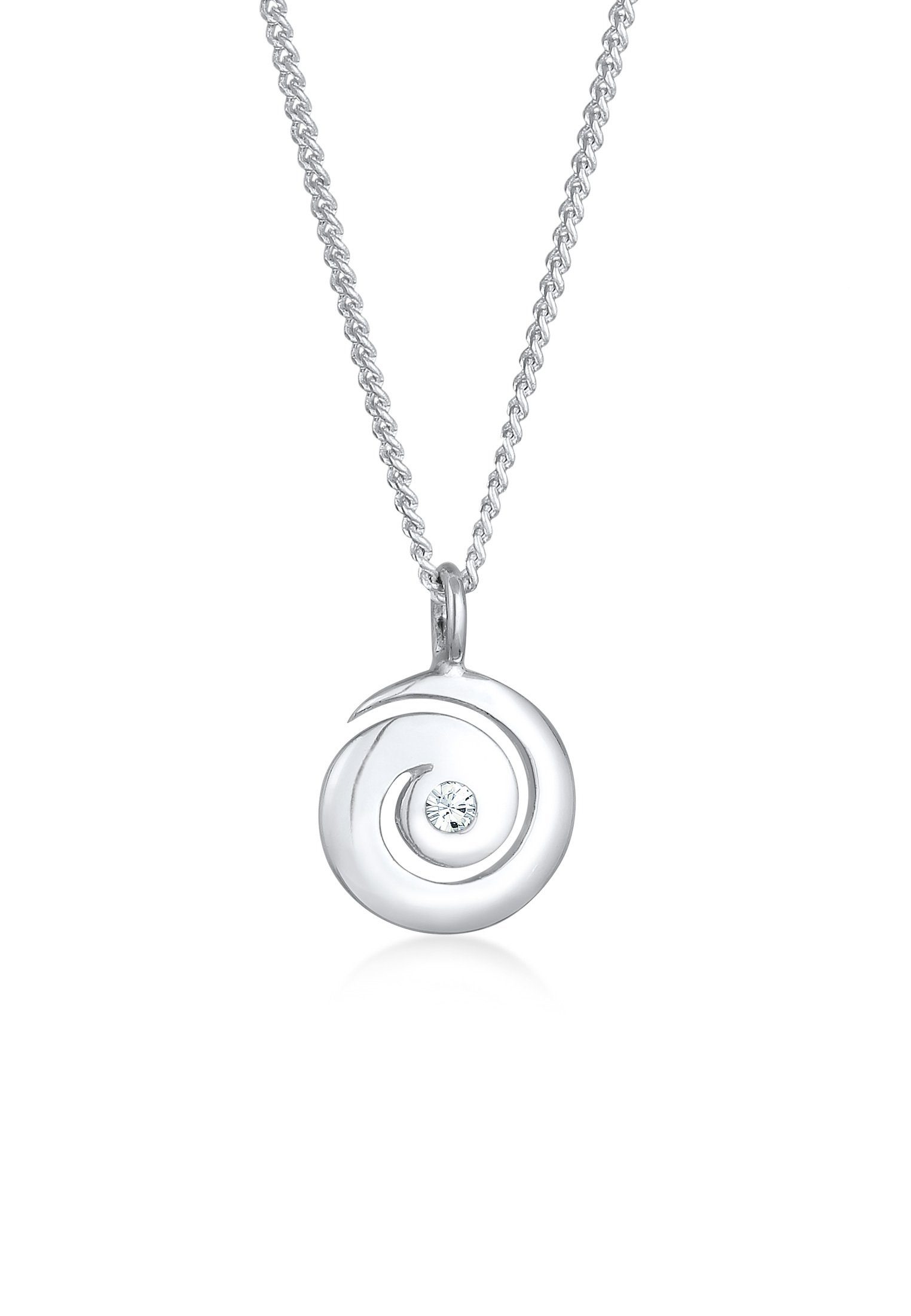 Elli Kette mit Anhänger Spirale Kristalle günstig online kaufen