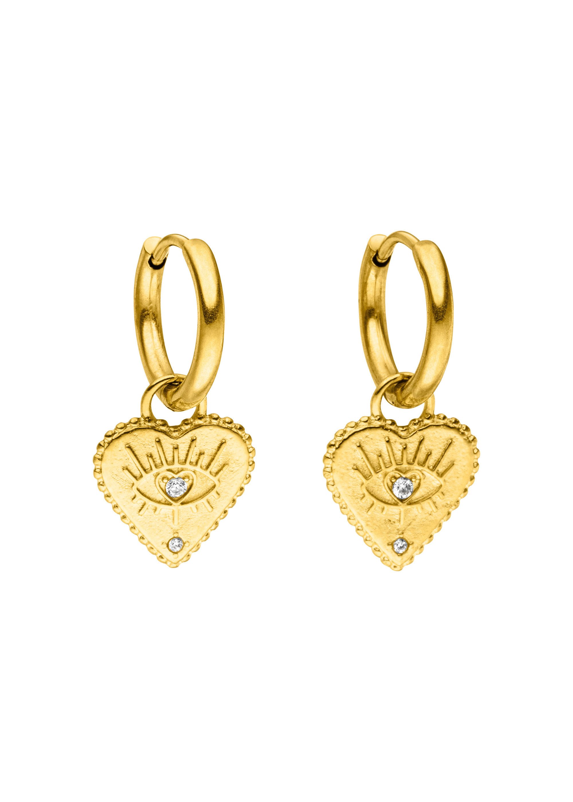 Purelei Paar Creolen Bright Heart