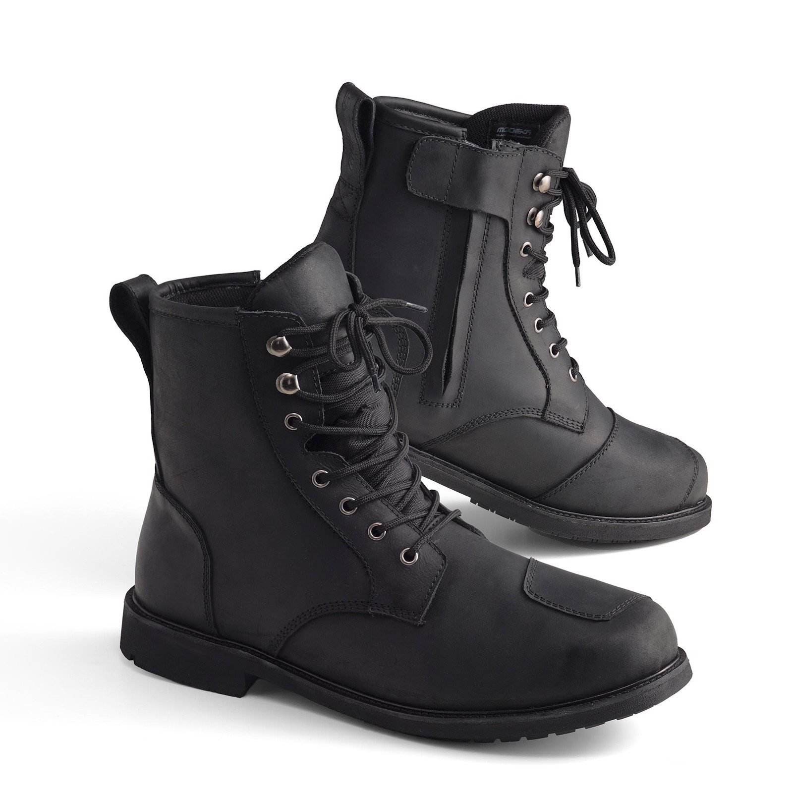Modeka Modeka Wolter II Stiefel Schwarz 45 Motorradstiefel (Packung, Antistatische und Öl- und Benzinfeste Sohle)