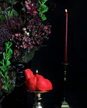 Horror-Shop Kerzenständer Rote Anatomische Herz Kerze aus Soja Wachs als Tis