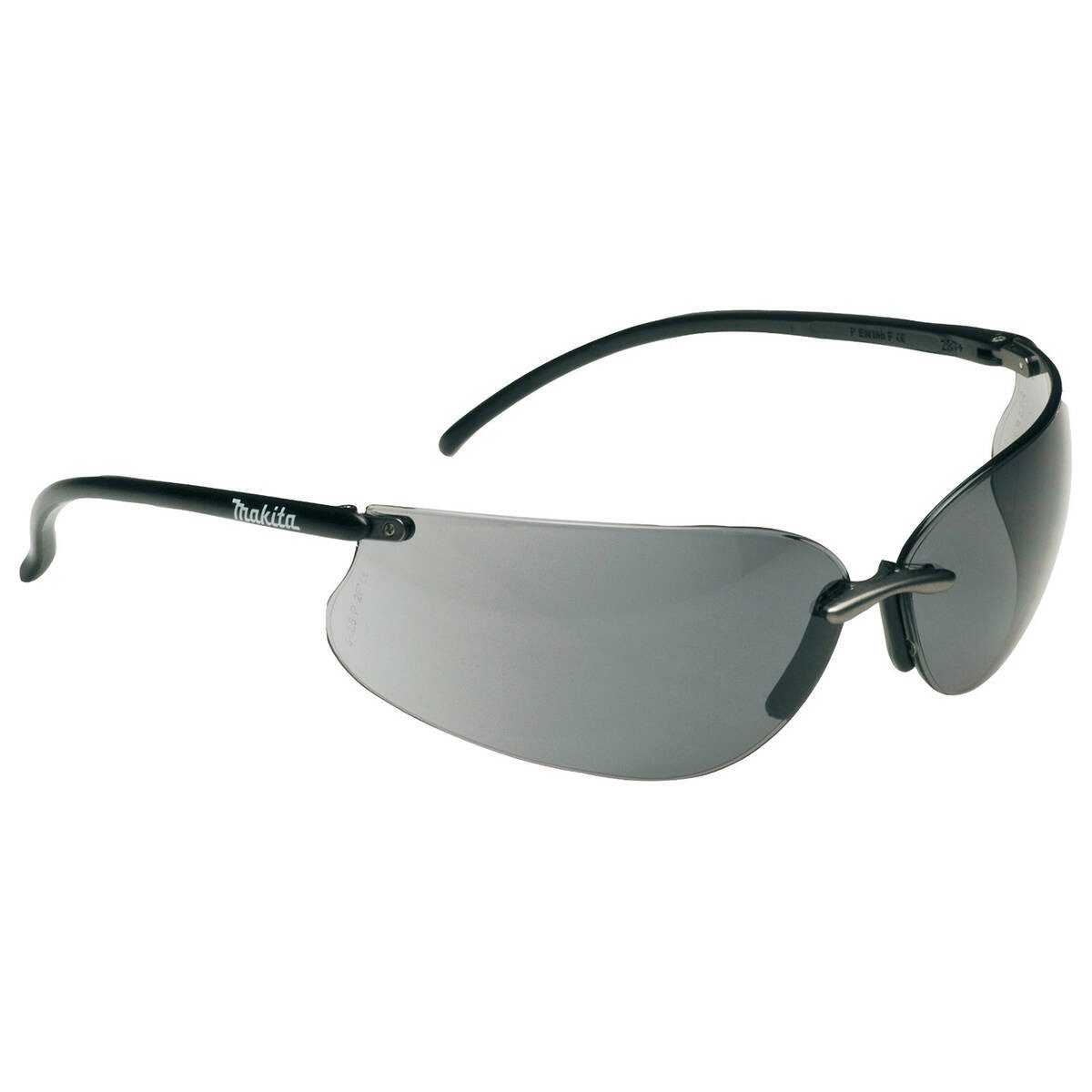 Makita Arbeitsschutzbrille P-66341, (Set, Enthält Brille, Etui, Reinigungstuch, Schulterband und Ohrstöpsel), Set,Schutzbrille,Sonnenbrille,Arbeitsschutz,Etui