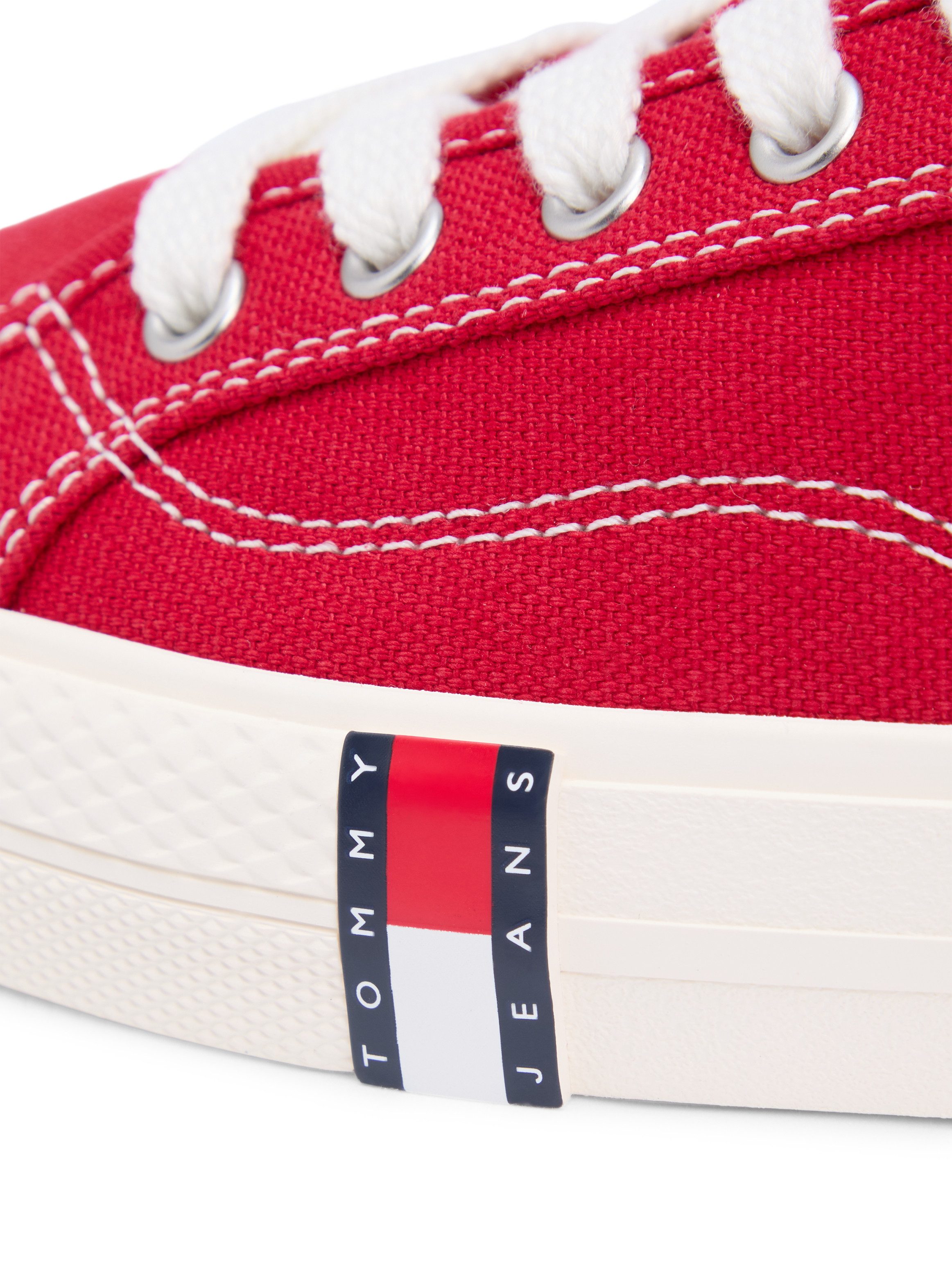 Tommy Jeans ARCHIVE Y2K Plateausneaker Freizeitschuh, Halbschuh, Schnürer im Retro-Look mit Label im Plateau