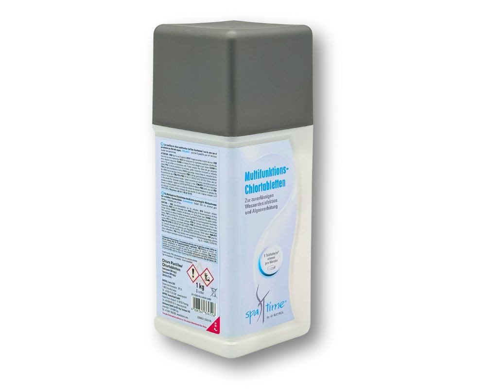 Bayrol Poolpflege Bayrol SpaTime Multifunktions-Chlortabletten 20 g 1 kg Dose – Bild 4 von 5