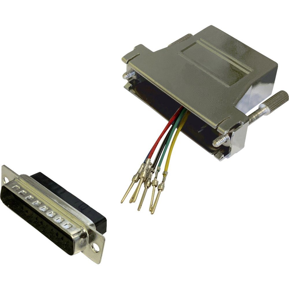Kabelzubehör BKL Electronic 10121129 Adapter D-SUB-Stecker 25pol. - RJ12-Buchse 1
