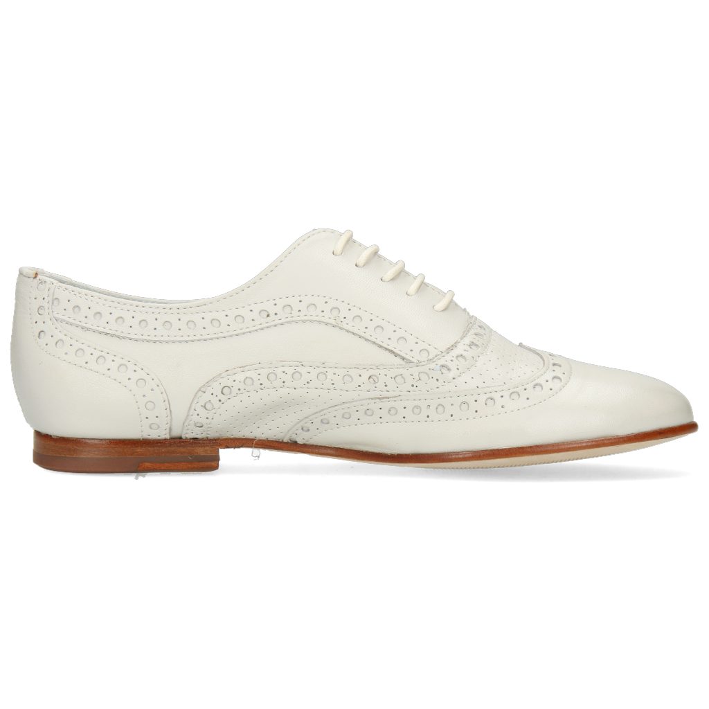 Melvin & Hamilton Sonia Perfo White Nappa 1 Off Schnürschuh