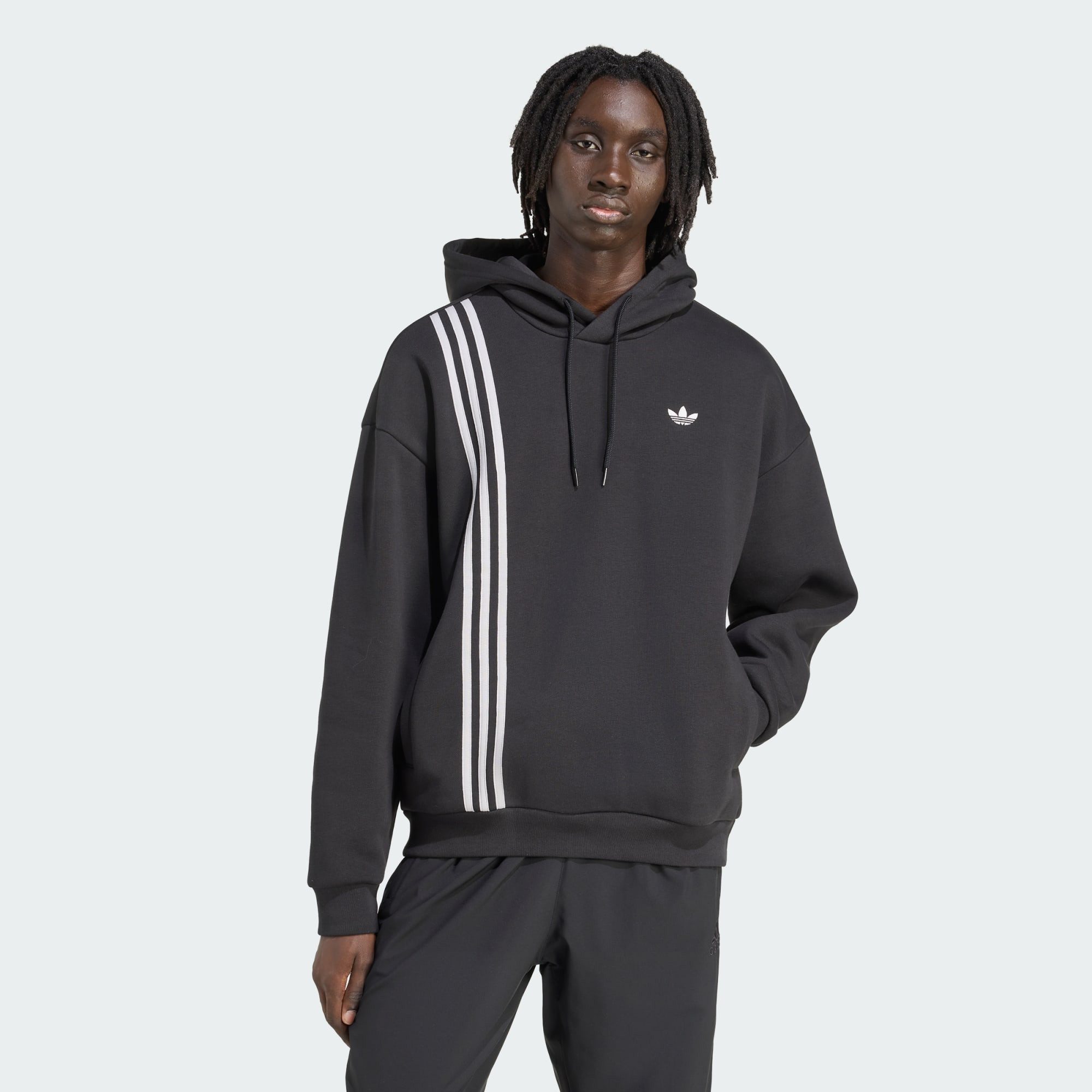adidas Originals Crop-Top FRONT STRIPES HOODIE