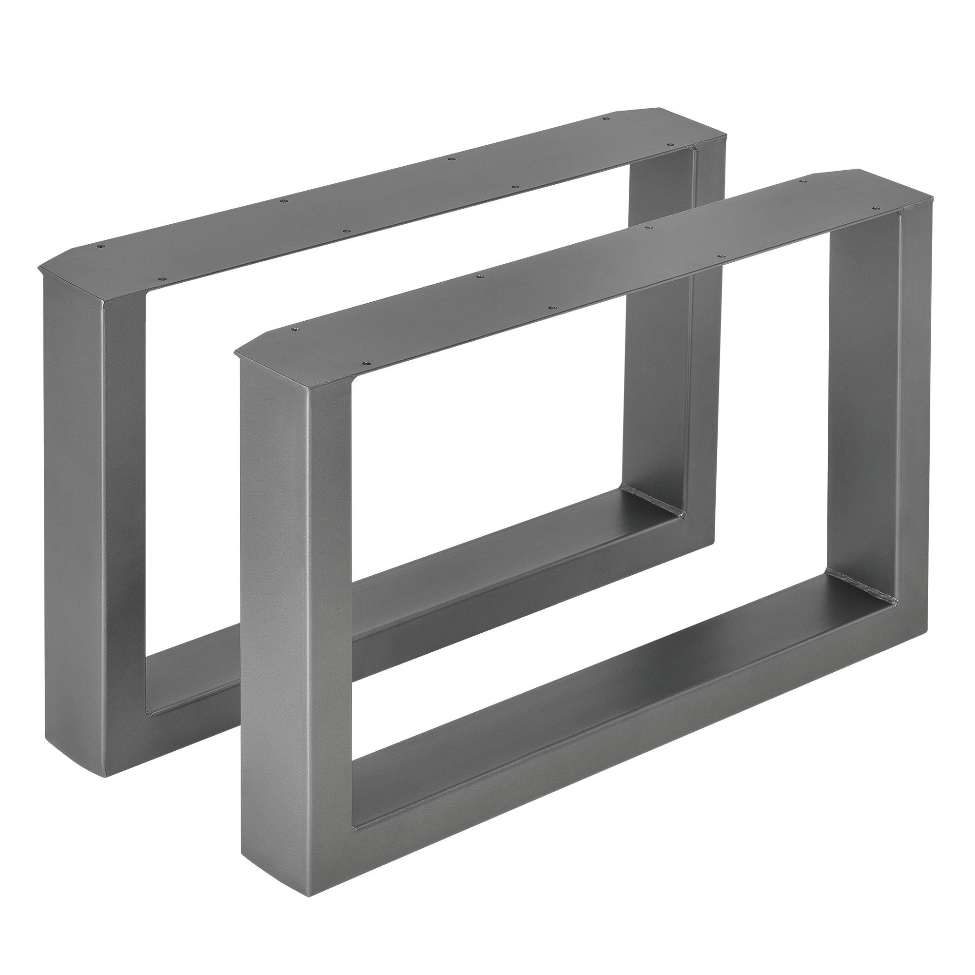 en.casa Untergestell, »Makers« Couchtischgestell 2er-Set Stahlgrau 64x40cm günstig online kaufen