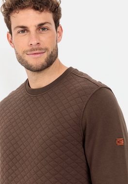 camel active Sweatshirt mit Diamant Steppung