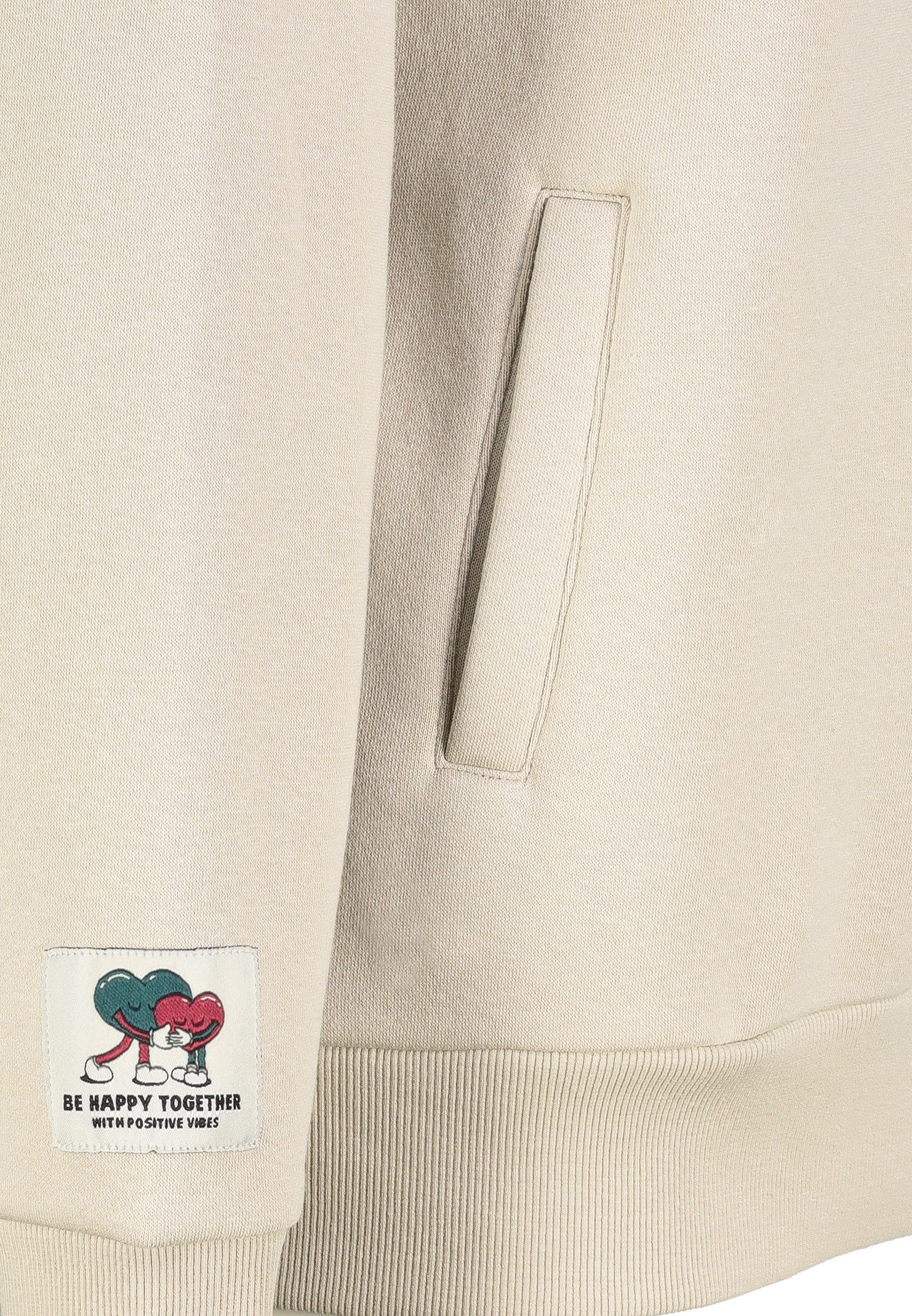 SUBLEVEL Kapuzenpullover Damen Hoodie mit Süßen Backprints Sweater, Kapuzensweatshirt mit seitl. Eingrifftaschen
