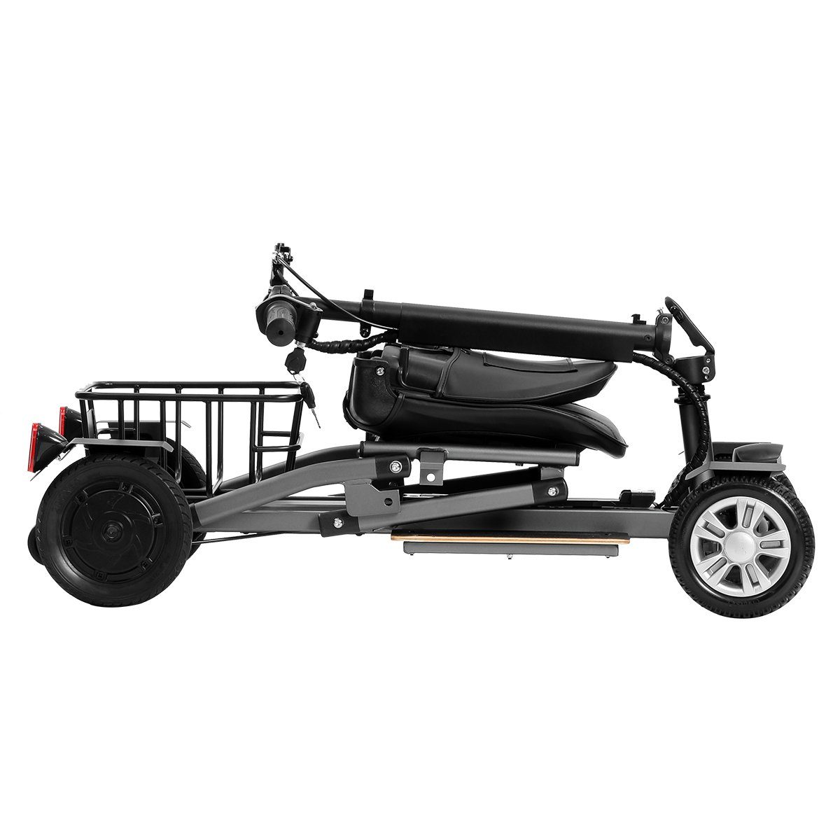 ENEWAY Elektromobil Muvy 4-Rad, 300,00 W, 6,00 km/h, (Set, mit Korb), klappbar, transportabel, 6 km/h, führerscheinfrei, inklusive Korb