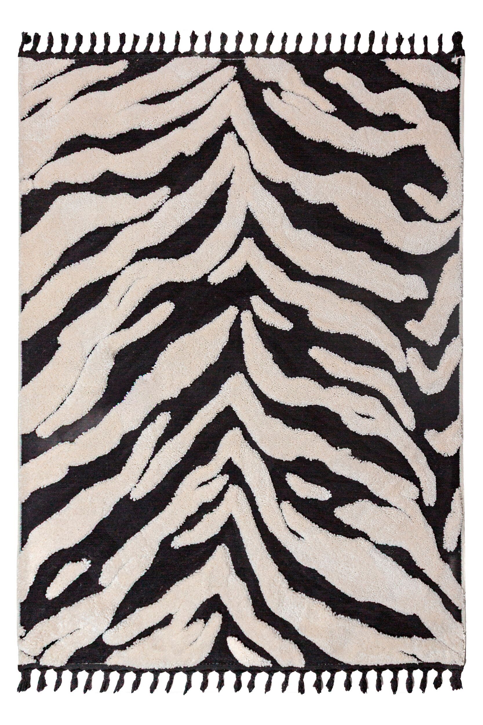 FLAIR RUGS Teppich ESRA ZEBRA, rechteckig, Höhe: 20 mm