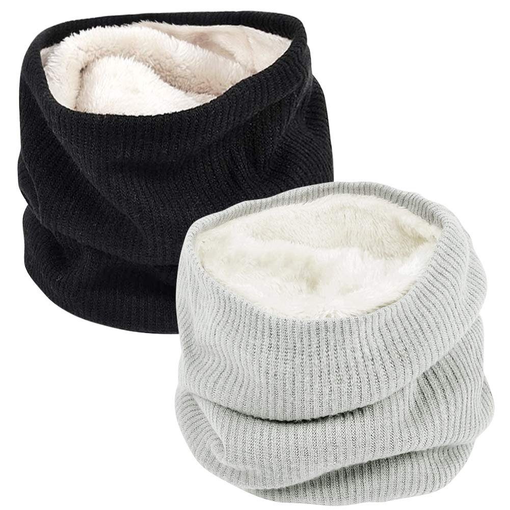 Coonoor Modeschal Fleece Schal Winter Loop Strickschal Schlauchschal, valen günstig online kaufen
