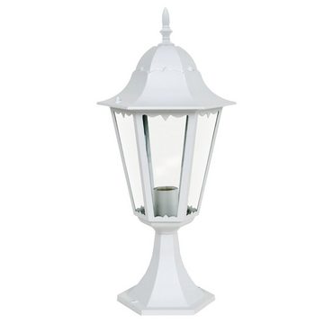 etc-shop LED Außen-Stehlampe, Leuchtmittel inklusive, Warmweiß, Farbwechsel, Außen Sockel Leuchte DIMMBAR ALU Garten Steh Lampe