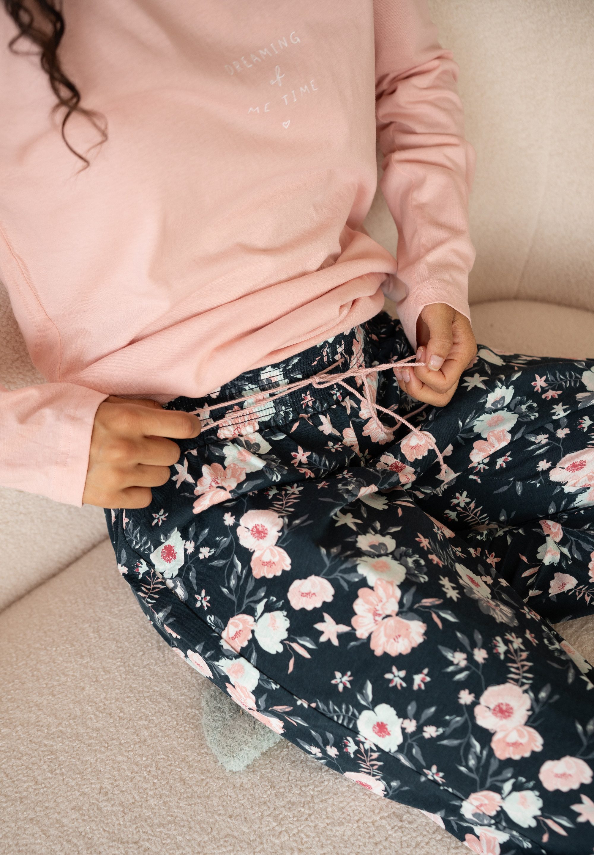 By Louise Pyjamahose Snow Queen (1-tlg., 1-teilig) Damen Schlafhose Pyjamah günstig online kaufen