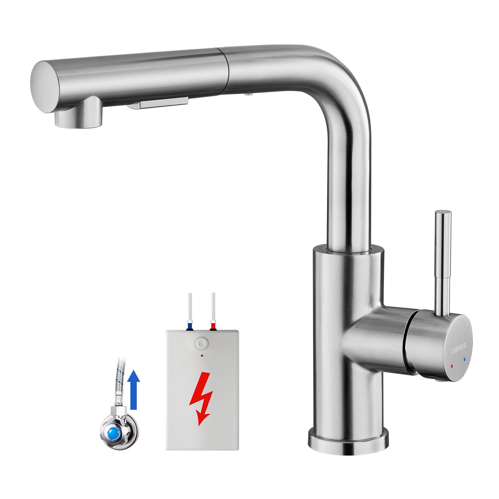 Auralum Max Spültischarmatur Niederdruck Küchenarmatur Wasserhahn günstig online kaufen