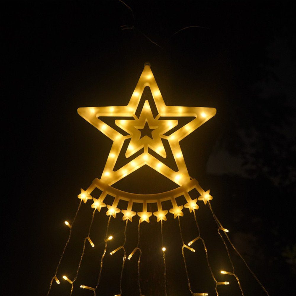 autolock LED-Lichterkette Weihnachtsbaum Lichterkette LED,Netzlichterkette 350 LED Warmweiß, Wasserdicht Weihnachtsdeko,Tannenbaum Weihnachtsbeleuchtung