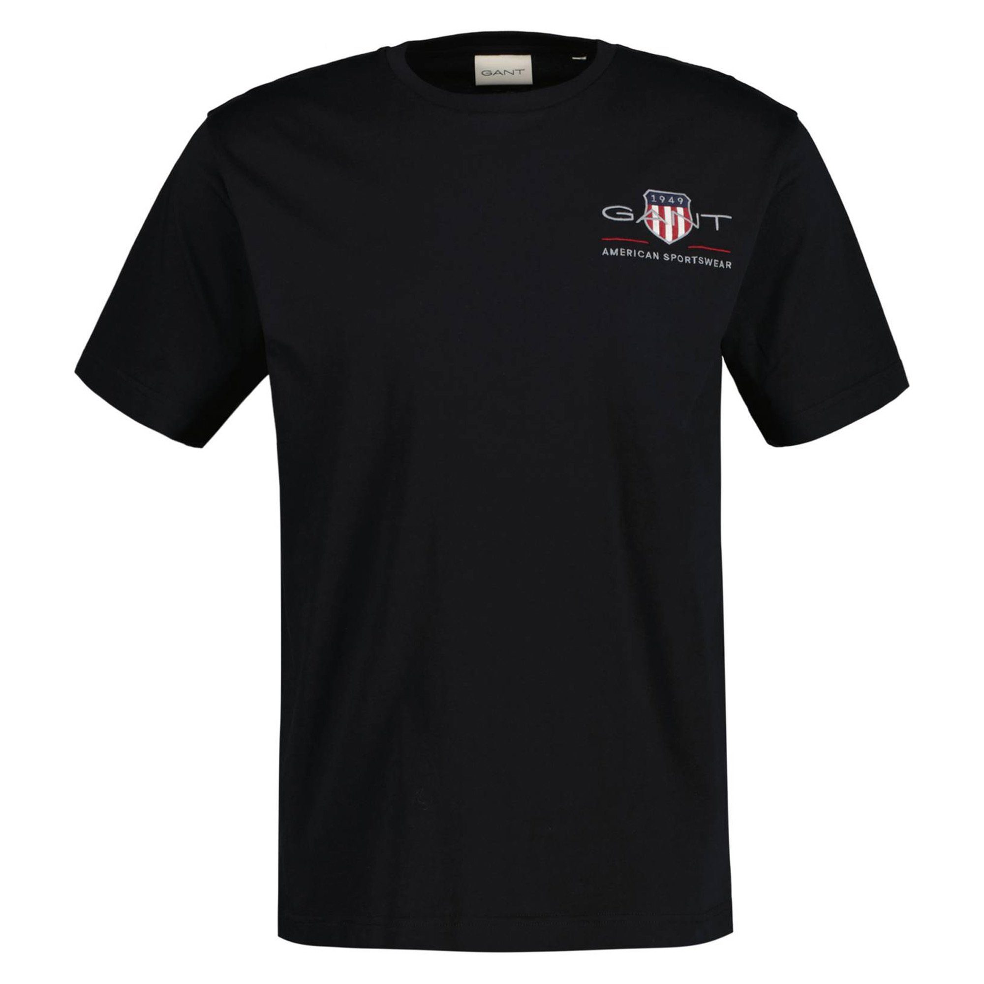 Gant T-Shirt Herren T-Shirt - REG ARCHIVE SHIELD EMB, Rundhals