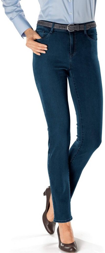 Brax Regular-fit-Jeans BRAX Jeans Carola darkblue Feminine Fit Blue Planet  be nature