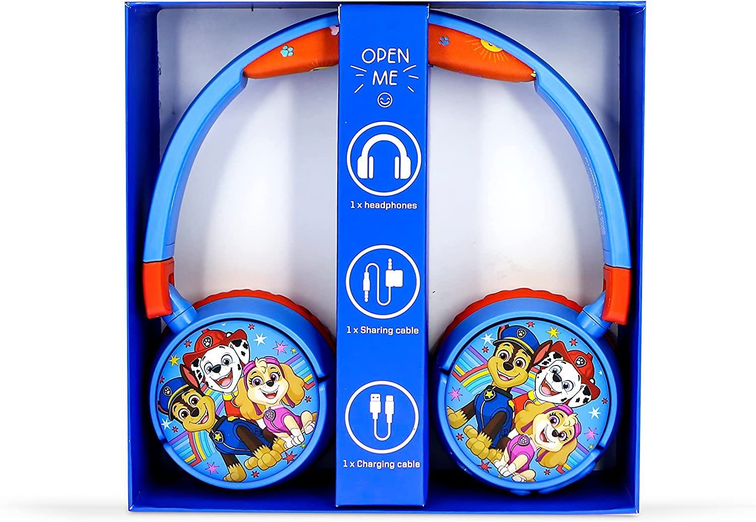 Lieferumfang (Bluetooth, Paw OTL Kinder Kopfhörer 3,5-mm-Audio-Sharing-Kabel im Bluetooth-Kopfhörer Patrol enthalten) Bluetooth