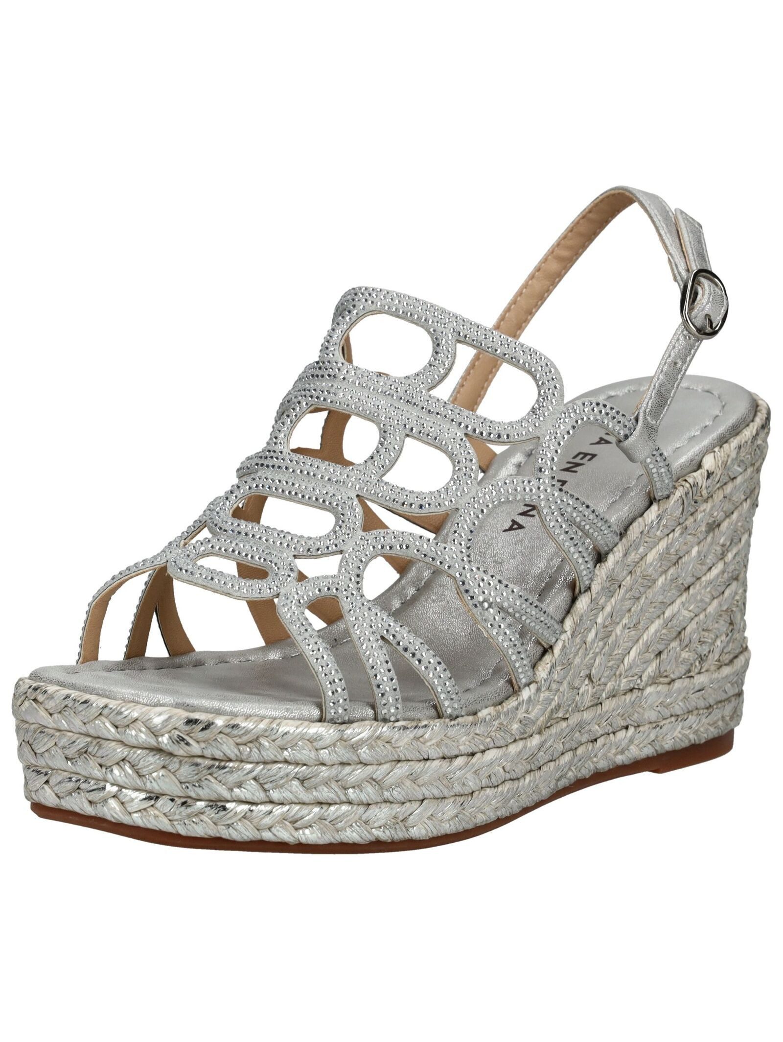 Alma en Pena Sandalen Textil Keilsandalette günstig online kaufen