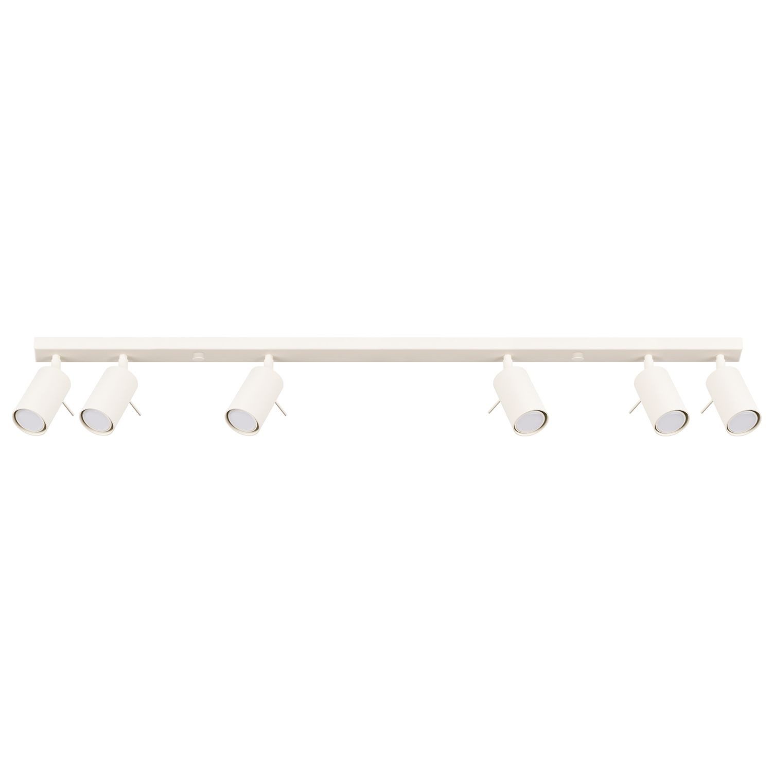 Licht-Erlebnisse Deckenstrahler ETNA, ohne Leuchtmittel, Metall verstellbar Beige GU10 länglich Modern