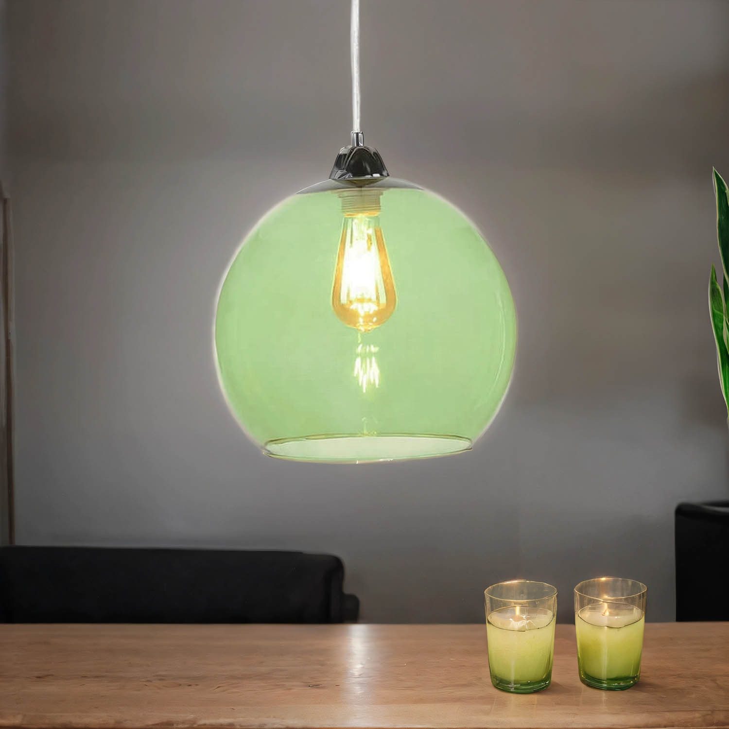 Licht-Erlebnisse Pendelleuchte BILBAO, ohne Leuchtmittel, Hängelampe günstig online kaufen