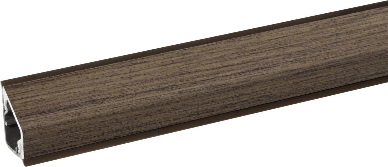 Kaindl Flooring Abschlussleiste Kaindl Wandanschlusssystem 63,5 cm 24 x 16 mm Nuss, Kunststoff