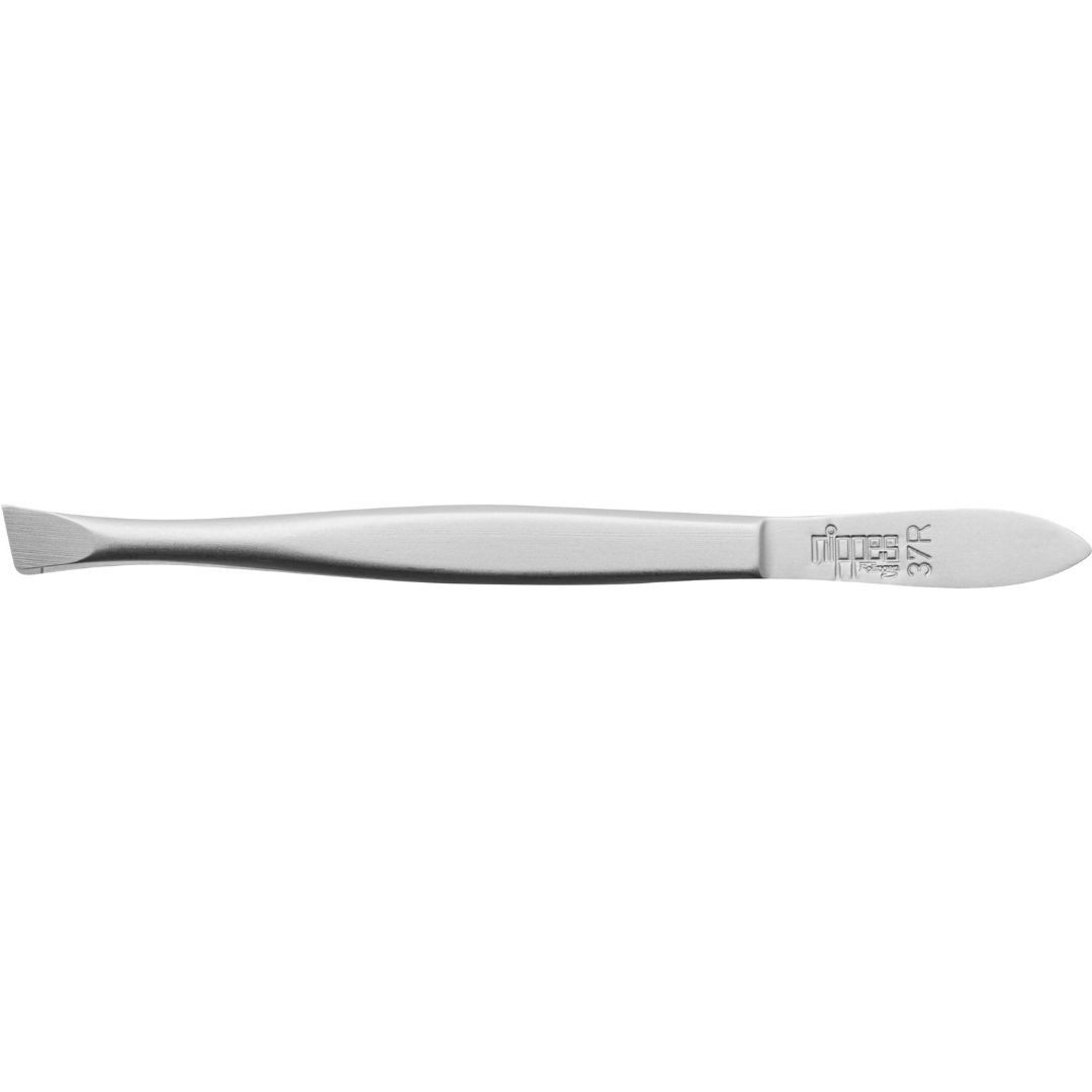 nippes Solingen Pinzette Augenbrauenpinzette, schräge Spitze, rostfrei, 9cm