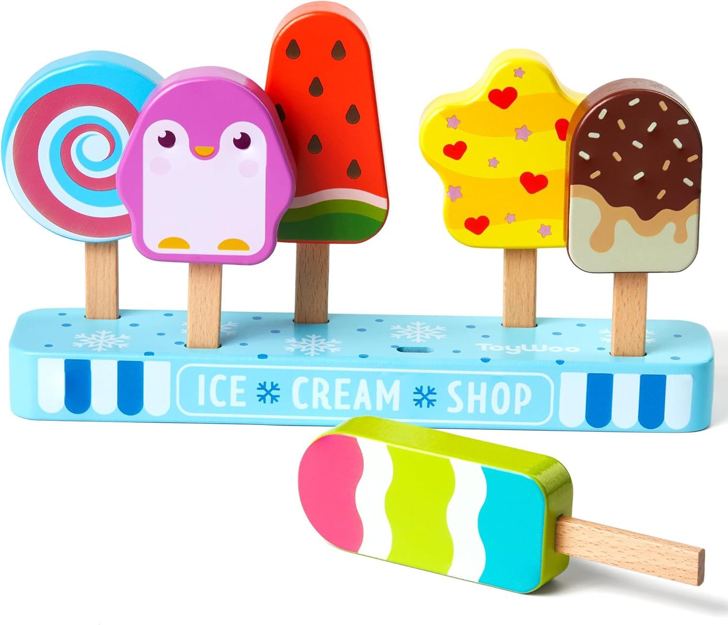 DINO SONO Spielküche 7-teiliges Eiscreme-Spielzeug-Set aus günstig online kaufen