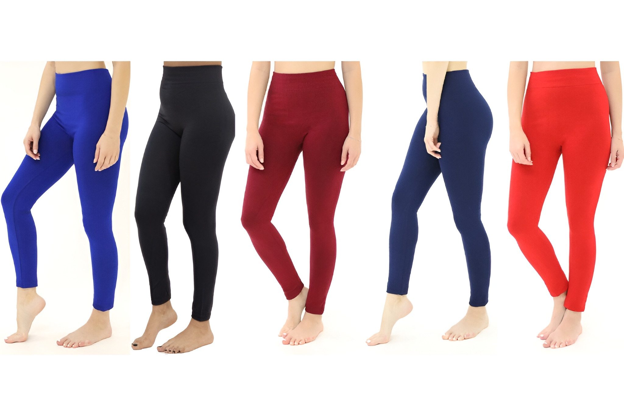 Thermoleggings Damen Gefüttert Winter Thermo Leggings, Einheitsgröße, Hoher Bund