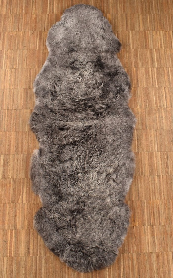 KUHFELL online & NOMAD Fellteppich Lammfell Doppel fell Couch Auflage 180 x günstig online kaufen