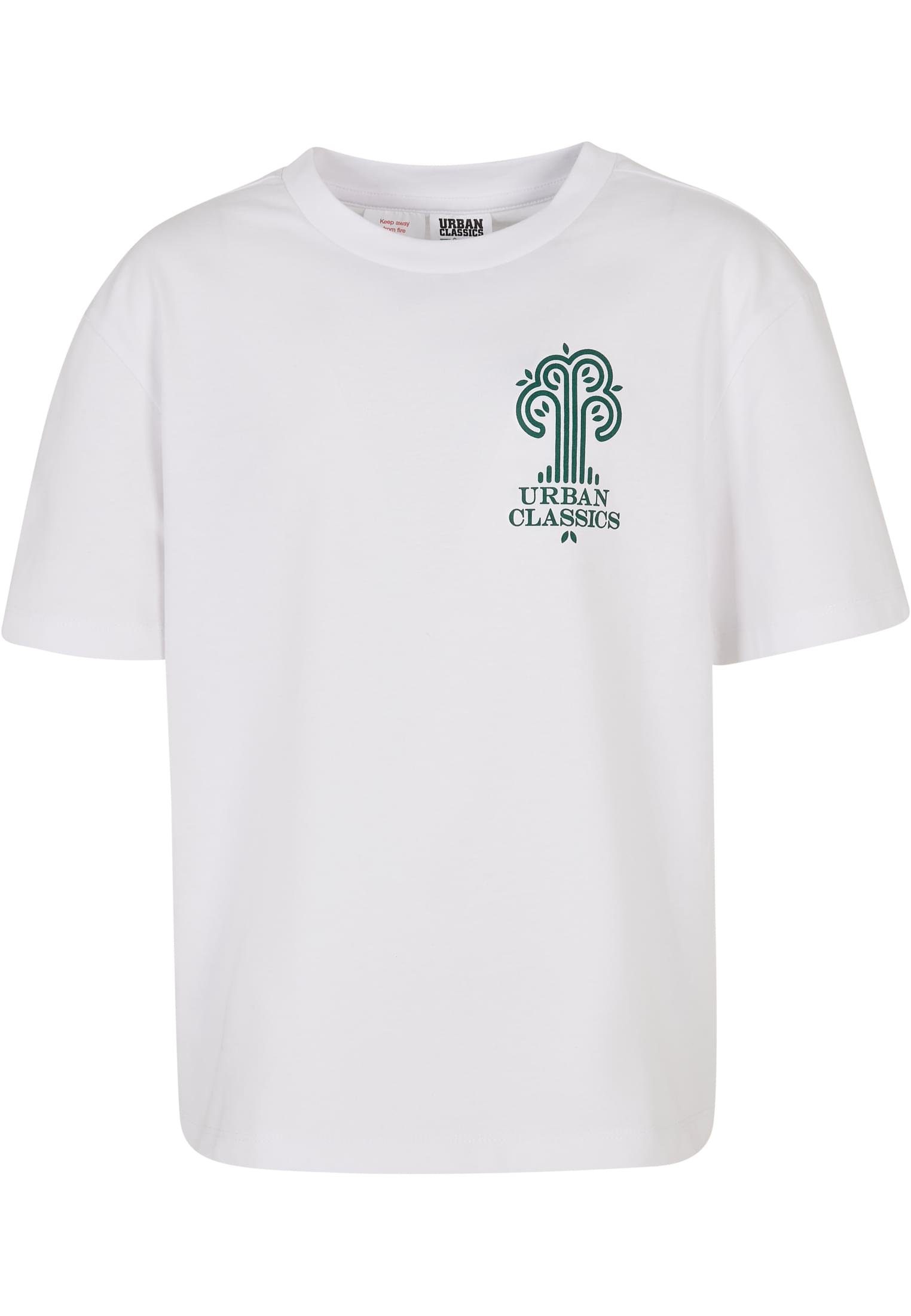 URBAN CLASSICS Kurzarmshirt Kinder Boys Organic Tree Logo Tee (1-tlg)