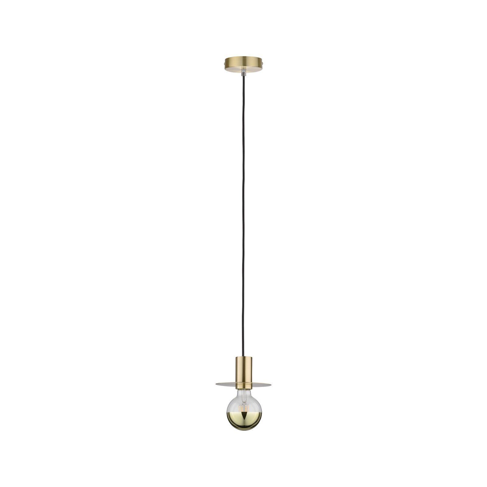 Paulmann Pendelleuchte Neordic Stian max. 1x60W Messing gebürstet 230V Metall, ohne Leuchtmittel, E27