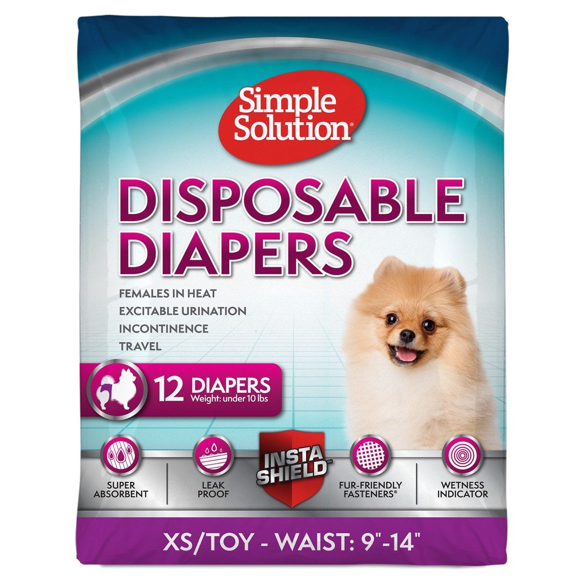 Simple Solution Hundewindel Einwegwindeln für Hündinnen