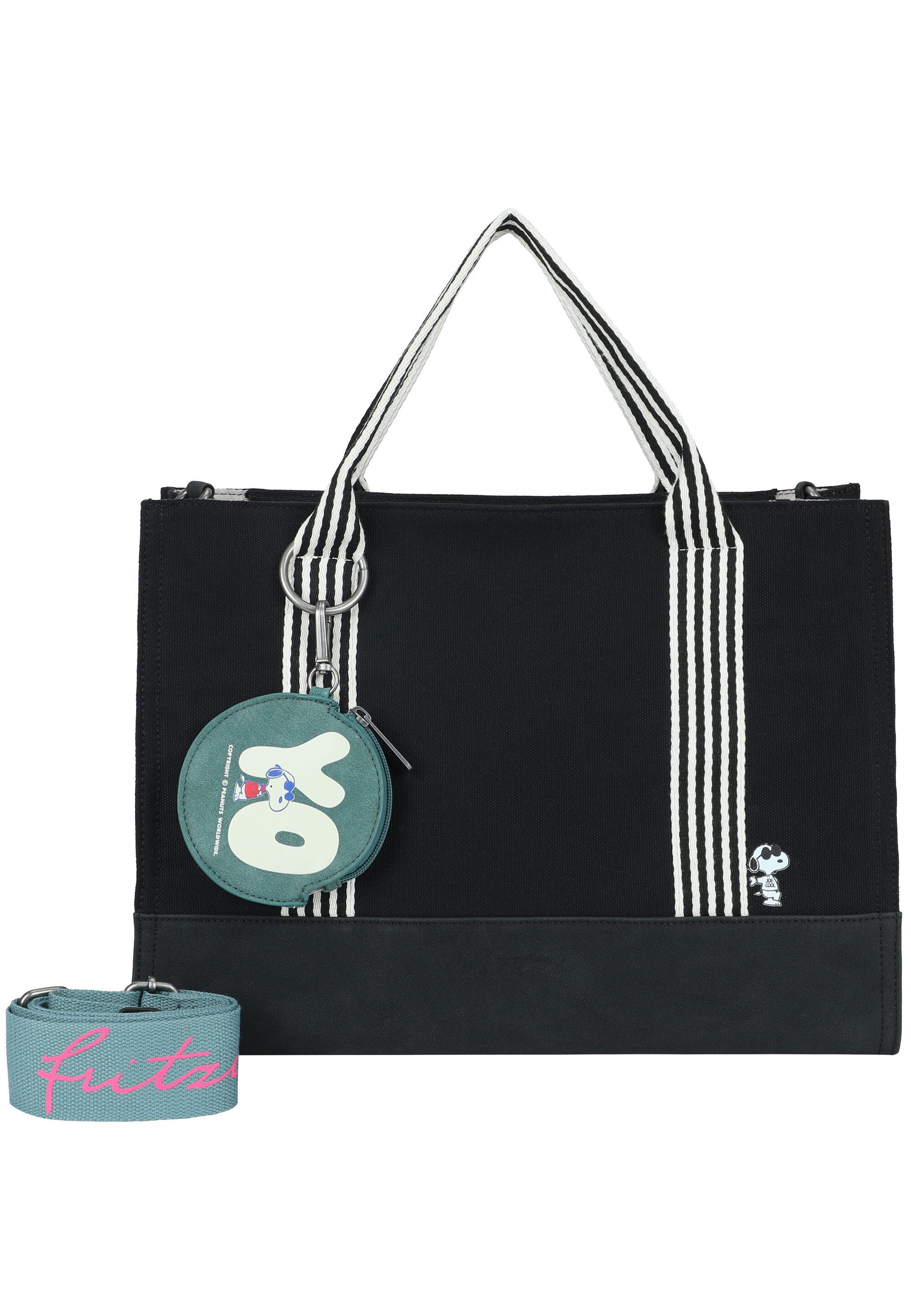 Fritzi aus Preußen Shopper PeanutsTM x fritzi Tote Bag Cool Black, mit Peanuts-Motiv