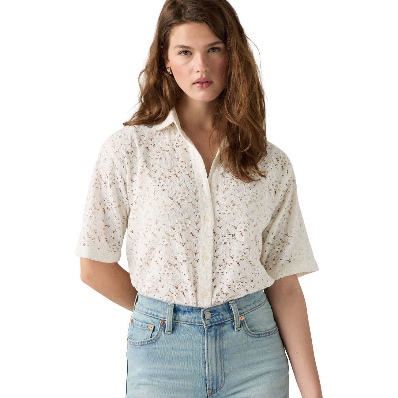 Levi's® Kurzarmhemd Harlie Lace Shirt Harlie Lace Shirt